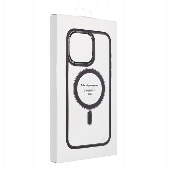 Θήκη COLOR EDGE MAG COVER συμβατή με MagSafe για SAMSUNG S25 μαύρο