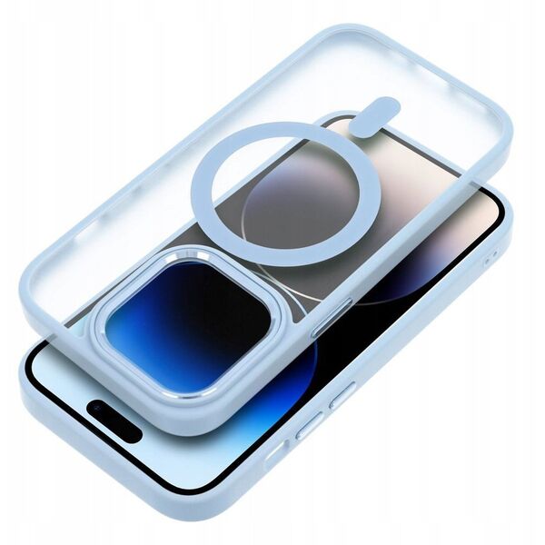 Θήκη MATTE MAG COVER συμβατή με MagSafe για SAMSUNG S25 PLUS μπλε