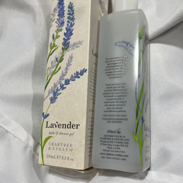 Aromatherapy Associates Crabtree & Evelyn, Lavander, Relaxing, Shower Gel, For All Skin Types, 250 ml For Women