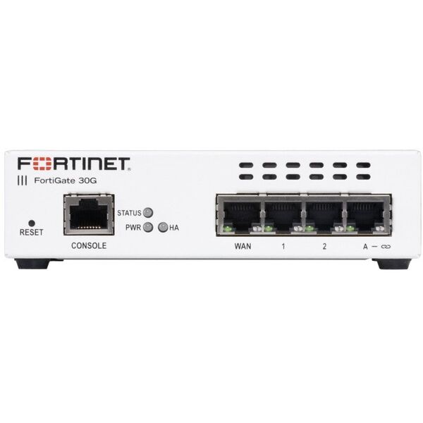 FORTINET FortiGate-30G 4xGE RJ45 ports including 3xInternal Ports 1xWAN Ports