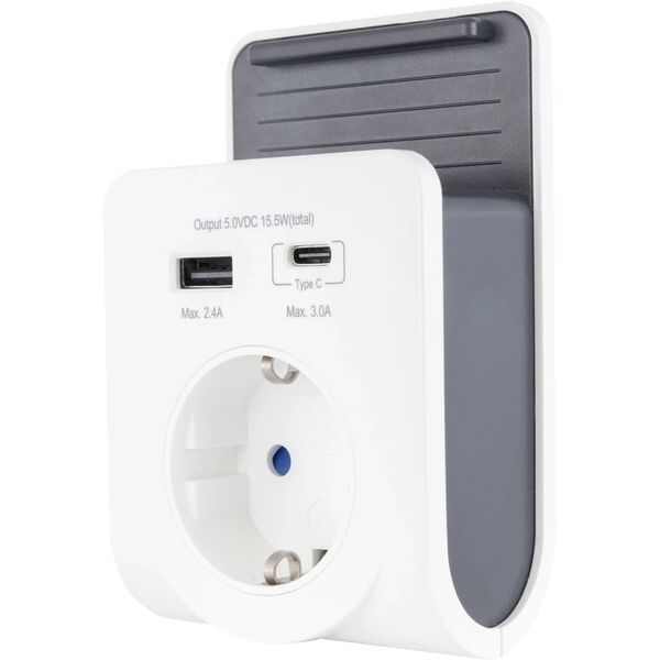 REV USB φορτιστής με πρίζα 240V και USB-A&C 0020770112