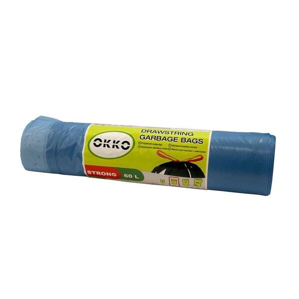 ΣΑΚΟΥΛΕΣ ΣΚΟΥΠΙΔΙΩΝ OKKO STR ΜΠΛΕ DS 60L 10ΤΕΜ