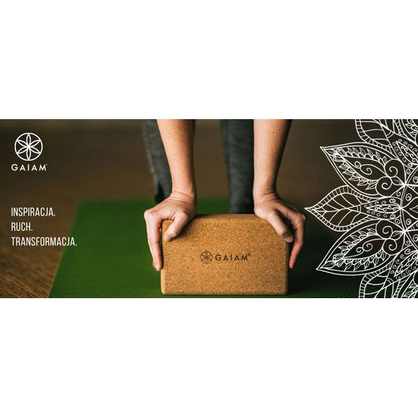 Gaiam Kostka do jogi niebieska (59181)