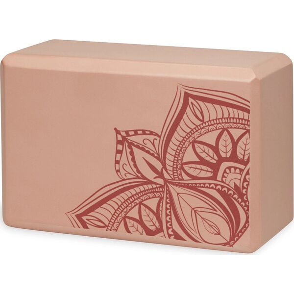 Gaiam Kostka do jogi z pianki Cantaloupe Point Gaiam 23 x 7 x 15 cm różowa