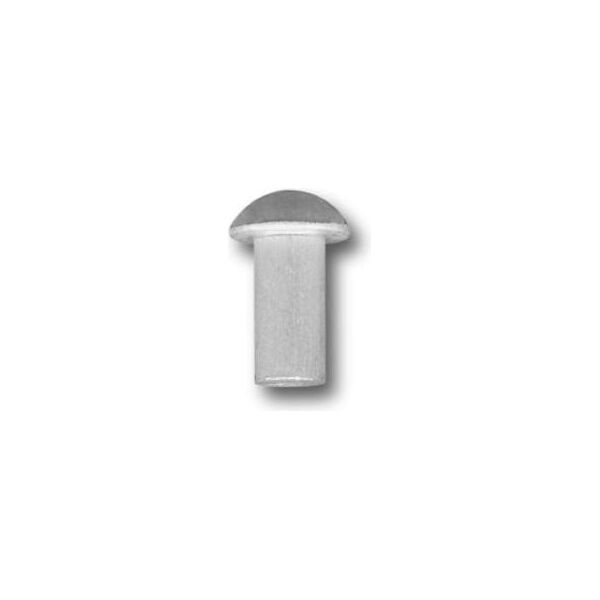 Nitgoz NIT ALUMINIOWY PEŁNY Z ŁBEM KULISTYM 6.0*10MM [jm.KG] - 954 6*10 PLK
