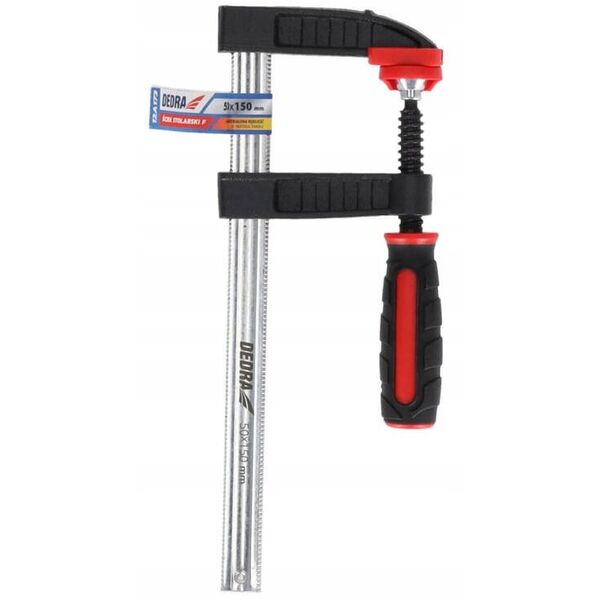 Σφιγκτήρας ξυλουργικής F 150x50mm, 2-υλική λαβή