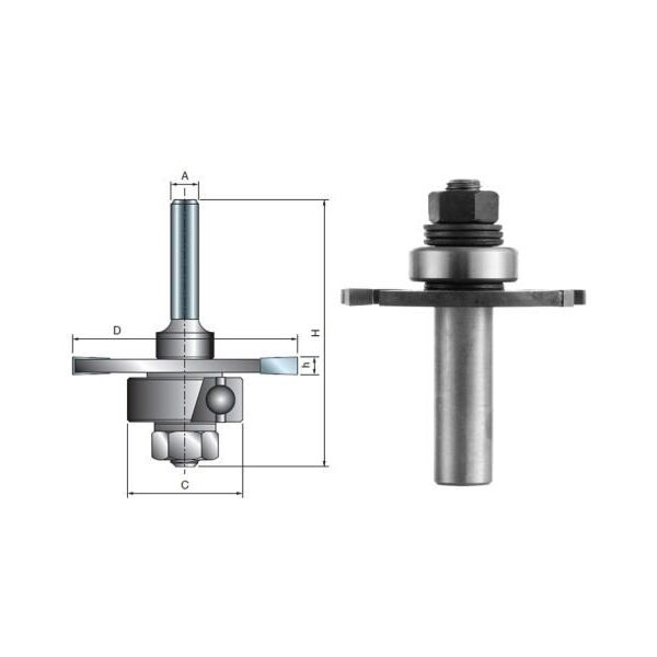 Φρέζα 63-11408P 50,8X3,0X60,3X8.0-3