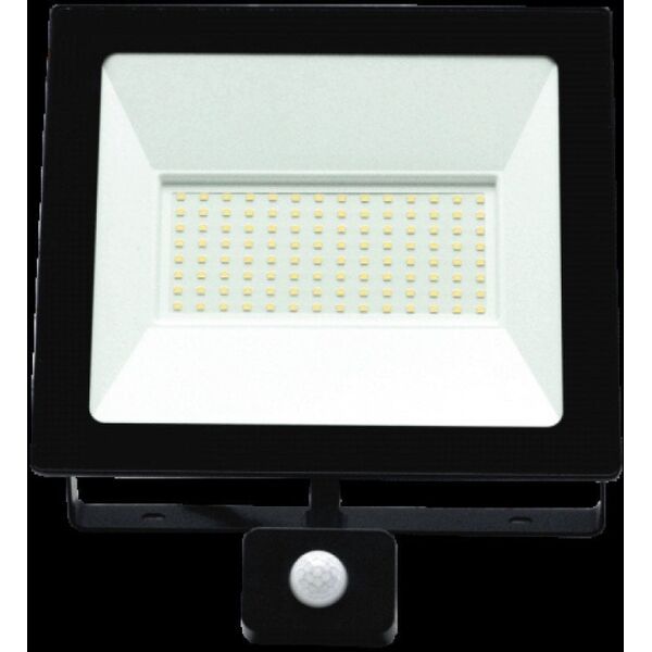 Προβολέας LED TOPE TOLEDOSENS, με αισθητήρα κίνησης, IP54, 4000 K, 9000 lm, 100 W