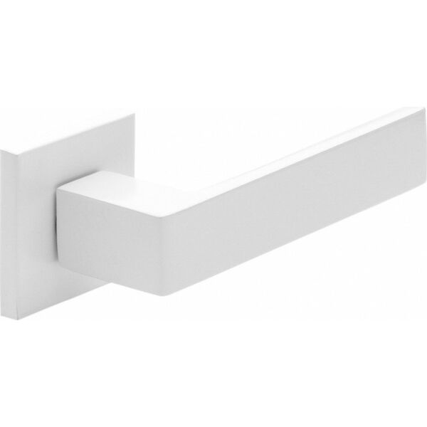 Λαβή πόρτας INOVO VERSA 512 SLIM, τετράγωνη, λευκή.