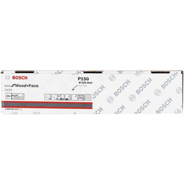 Bosch Papier ścierny C470 z otworami granulacja 150 25szt. (2608621037)