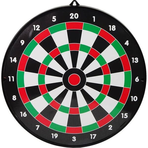 LeanToys Tarcza Dart z Rzutkami Magnetycznymi 6 Sztuk