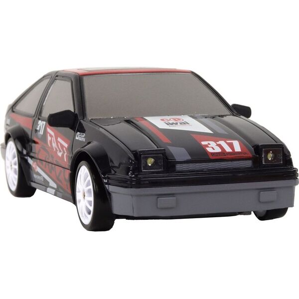 LeanToys Autko Sportowe Zdalnie Sterowane R/C 1:24 Czarne Wymienne Koła