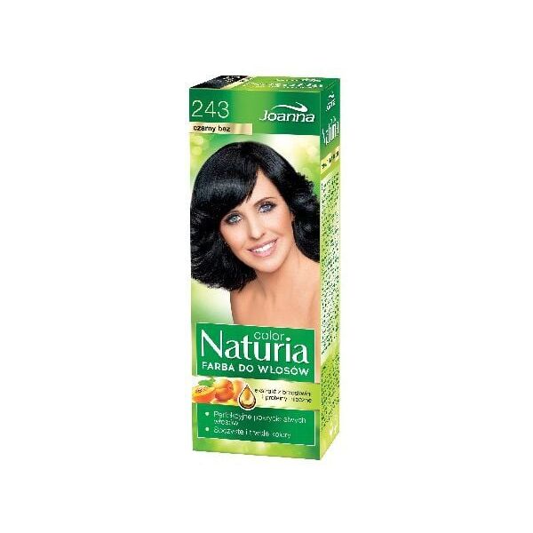 Joanna Naturia Color Farba do włosów nr 243-czarny bez 150 g