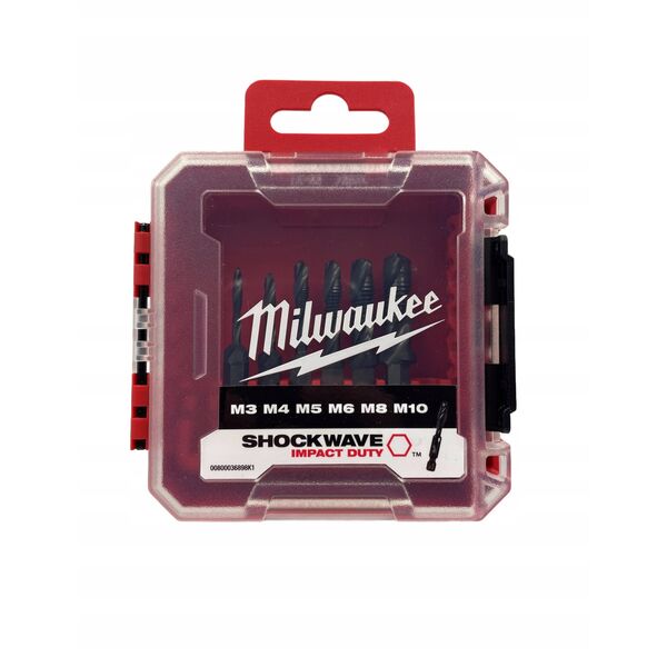 Σετ κλωστών Milwaukee Drill 6 τμχ. (Μ3, Μ4, Μ5, Μ6, Μ8, Μ10) Μιλγουόκι 14234879 4058546521363