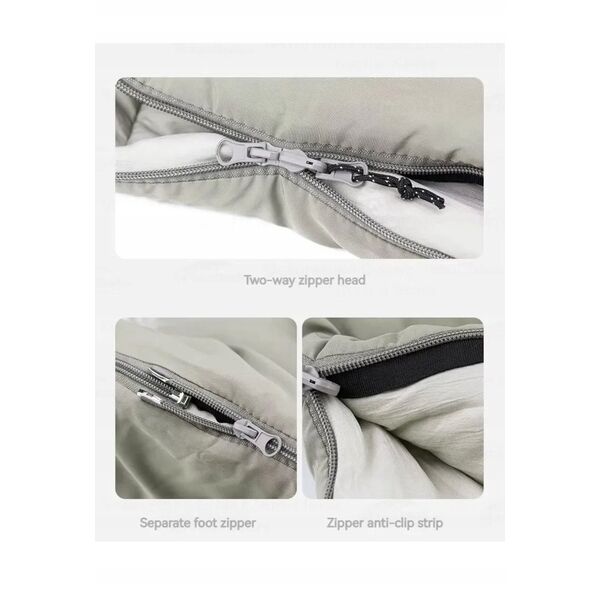 υπνόσακος m400 cnk2350ws023-grey-lewy NATUREHIKE