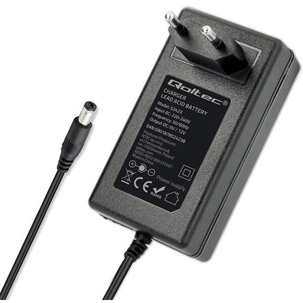 Automatyczna ładowarka do akumulatora AGM GEL STD 6V 12V | 1.5A |Prostownik z sygnalizatorem LED