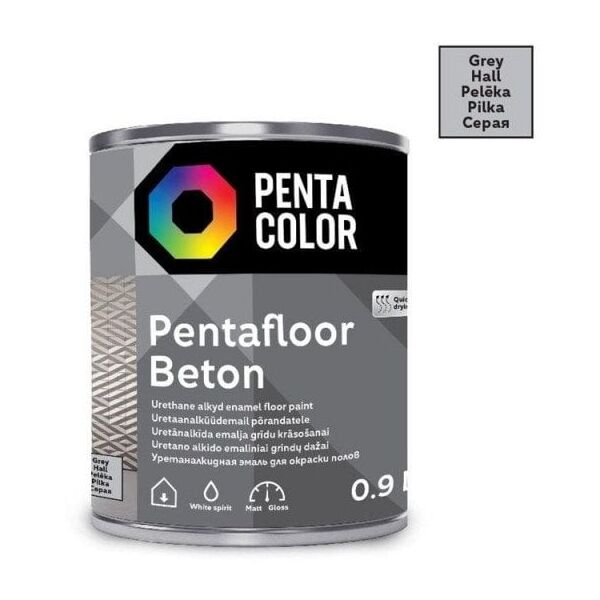 Pentacolor PAINT PENTAFLOOR BETON GREY 0.9L