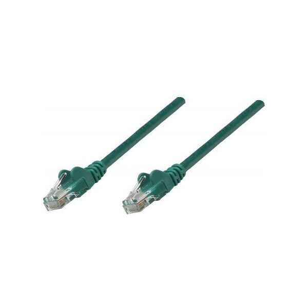 Intellinet Network Solutions Patchcord Cat6, CU, U/UTP, PVC, 1.5m, zielony (738644)