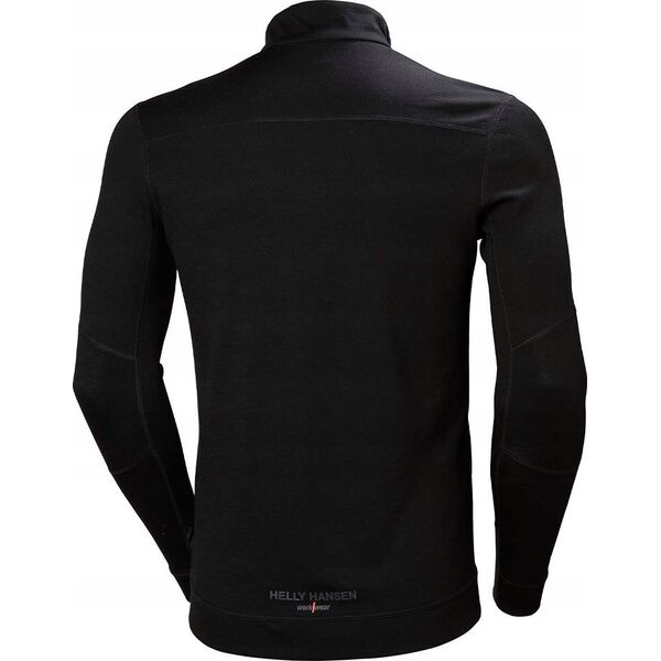 Helly Hansen Koszulka termo Helly Hansen Lifa Merino Zip Black
