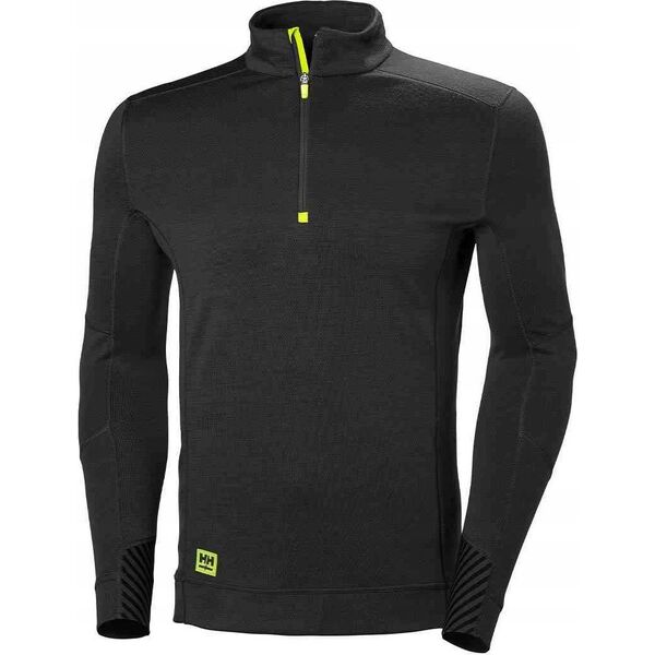 Helly Hansen Koszulka termo Helly Hansen Lifa Half Zip Black