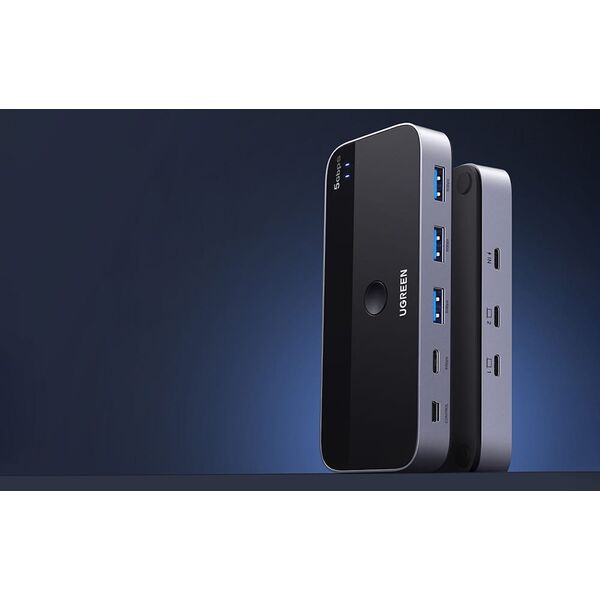 Ugreen ML Przełącznik / switch USB 3.0 2x4 Ugreen CM687