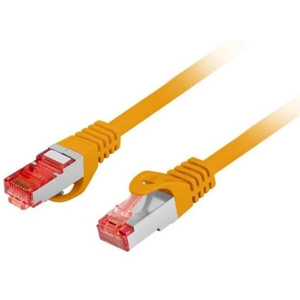 PATCHCORD ΚΑΤ.6 S/FTP LSZH CU 15M ΠΟΡΤΟΚΑΛΙ FLUKE PASSED LANBERG