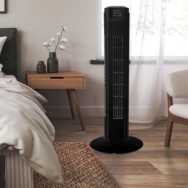 PS Wentylator kolumnowy 82cm 50W, LCD, sterowany pilotem LTC