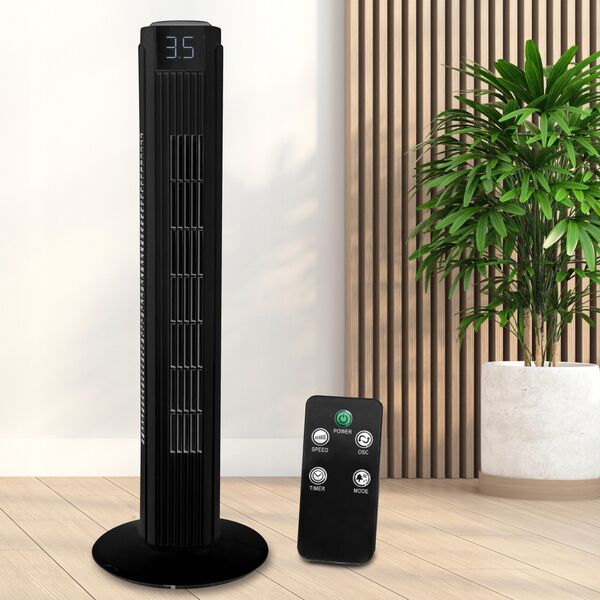 PS Wentylator kolumnowy 82cm 50W, LCD, sterowany pilotem LTC
