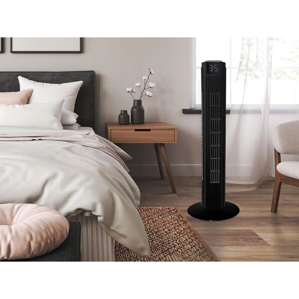 PS Wentylator kolumnowy 82cm 50W, LCD, sterowany pilotem LTC