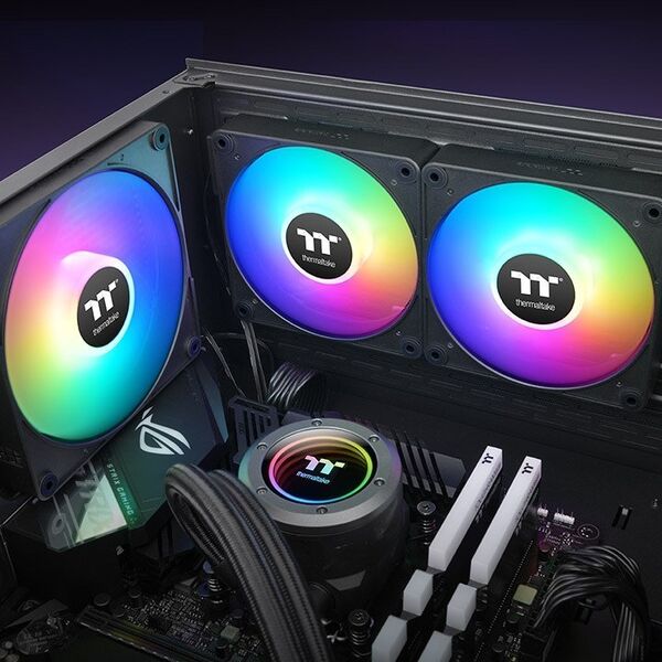 Wentylator Thermaltake CT120 EX ARGB Sync 3-pack czarny (CL-F181-PL12SW-A)