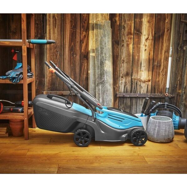 Kosiarka akumulatorowa Gardena GARDENA Cordless Lawnmower PowerMax 30/18V P4A solo, 18V (black/turquoise, without battery and charger, POWER FOR ALL ALLIANCE)