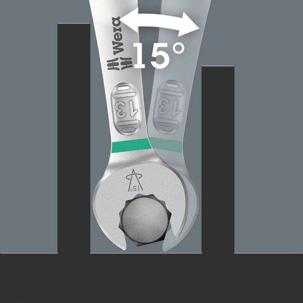 Wera Wera 9641 magnetic strip 6003 Joker 2, 5 pieces, wrench (combination wrench set)