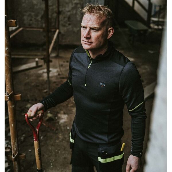 Helly Hansen Koszulka termo Helly Hansen Lifa Merino Zip Black