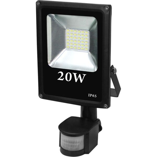 Naświetlacz Volteno Reflektor LED Slim 20W IP65 z czujnikiem ruchu (VO0766)