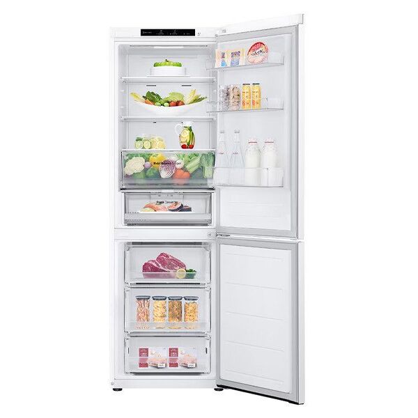 Lodówka LG LG | Šaldytuvas | GBV3100DSW | Energy efficiency class D | Free standing | Combi | Height 186 cm | Šaldytuvas net capacity 234 L | Šaldiklis net capacity 110 L | Ekranas | 35 dB | Baltas