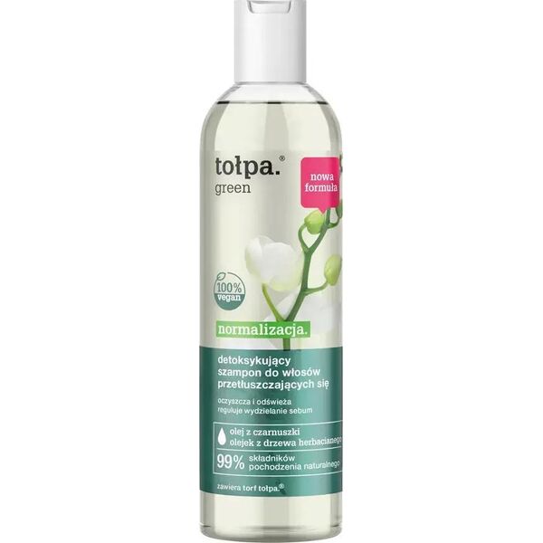 Tołpa tołpa green normalizacja detoksykujący szampon do włosów przetłuszczających się, 300 ml