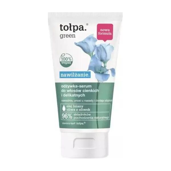 Tołpa green nawilżanie. odżywka-serum do włosów cienkich i delikatnych, 150 ml