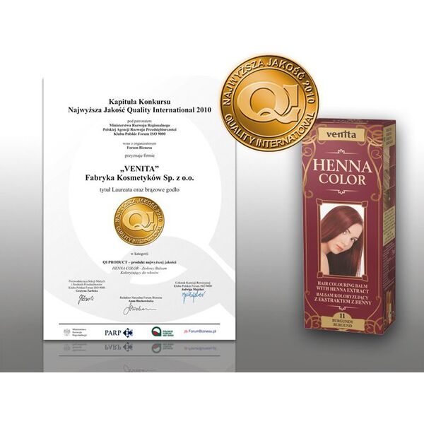 Venita Ziołowe Balsamy Henna Color 3 Ognisty oranż 75ml