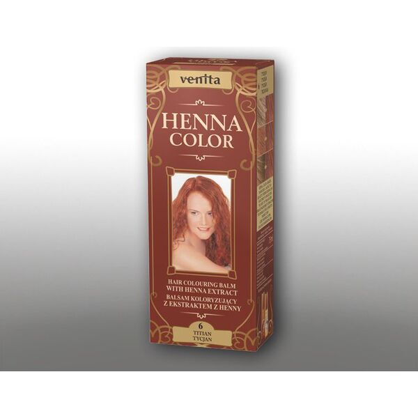 Venita Ziołowe Balsamy Henna Color 6 Tycjan 75ml