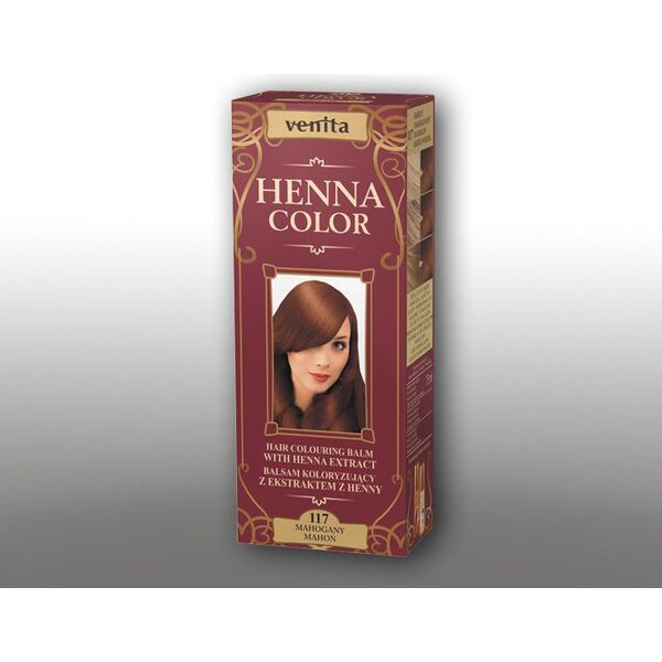 Venita Ziołowe Balsamy Henna Color 117 Mahoń 75ml