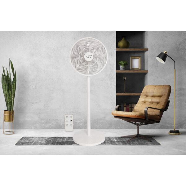 WENTYLATOR STOJĄCY 12" , 45W, CYFROWY WYŚWIETLACZ, PILOT, 3 POZIOMY PRĘDKOŚCI, OSCYLACJA