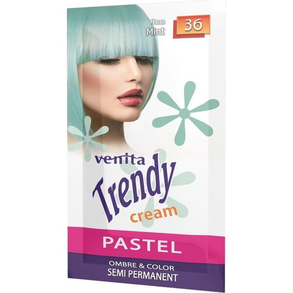 Venita Trendy Cream Ultra krem do koloryzacji włosów 36 Ice Mint 35ml