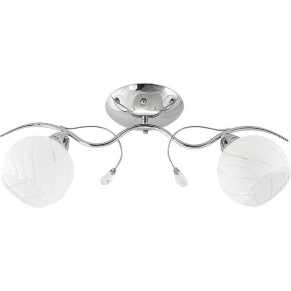 Lampa sufitowa Mdeco Sufitowa lampa klasyczna ELM8758/2 8C do jadalni chrom