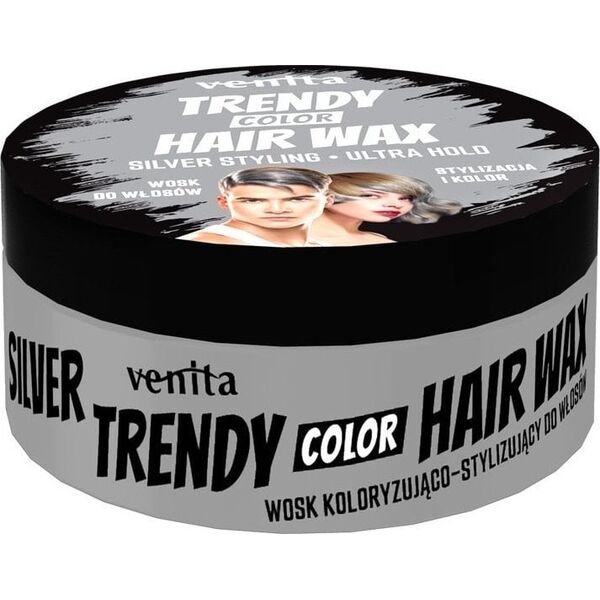 VENITA_Trendy Hair Wax wosk do włosów Silver 75g