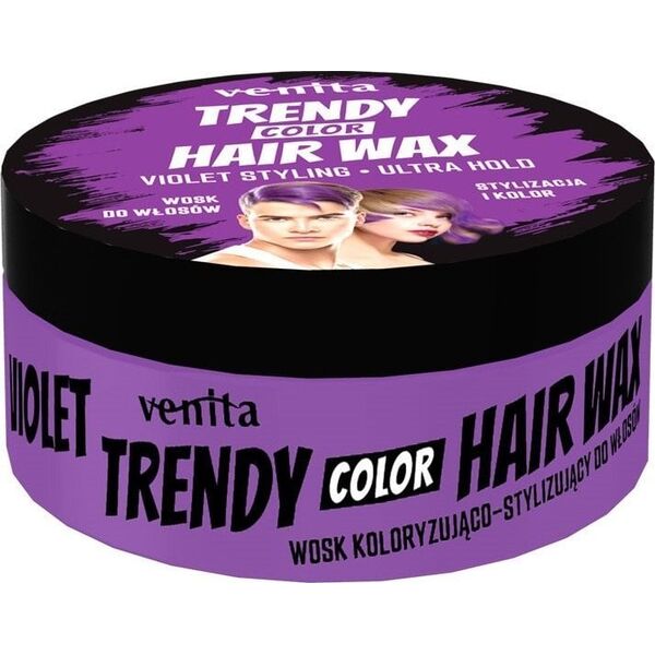 VENITA_Trendy Hair Wax wosk do włosów Violet 75g