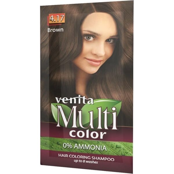 VENITA_MultiColor szampon koloryzujący 4.17 Brąz 40g