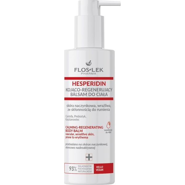 Floslek Pharma Hesperidin Kojąco-Regenerujący Balsam do ciała - skóra naczynkowa,wrażliwa ze skłonnością do rumienia 175ml