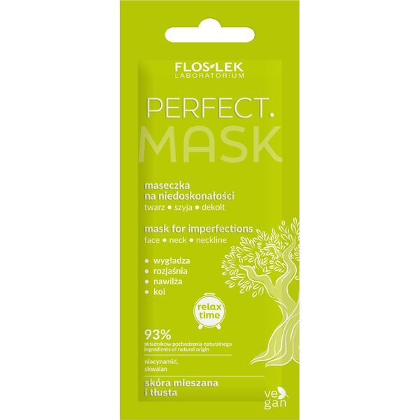 Floslek FLOSLEK Relax Time Maseczka na niedoskonałości Perfect na twarz,szyję i dekolt 6ml