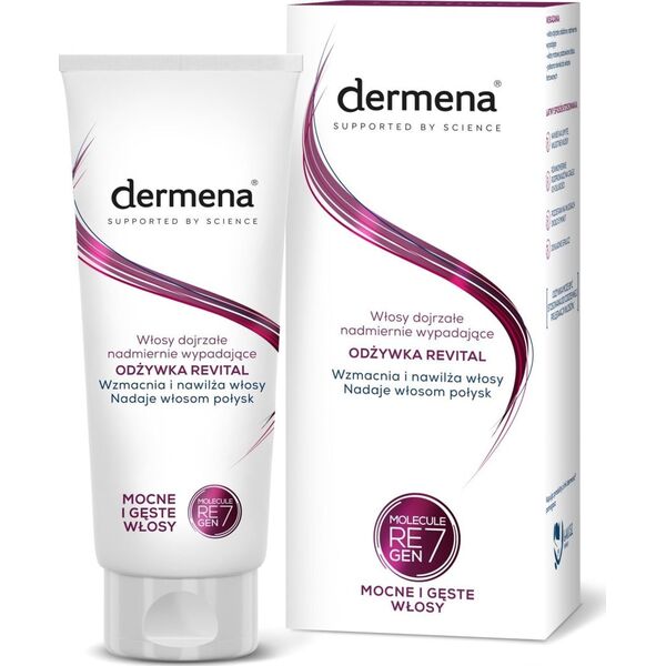 Dermena DERMENA Revital Nawilżająco - Wzmacniająca Odżywka do włosów dojrzałych,nadmiernie wypadających 200ml