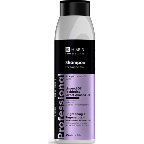HiSkin HISKIN Professional Szampon do włosów blond - rozjaśnienie i regeneracja 400 ml